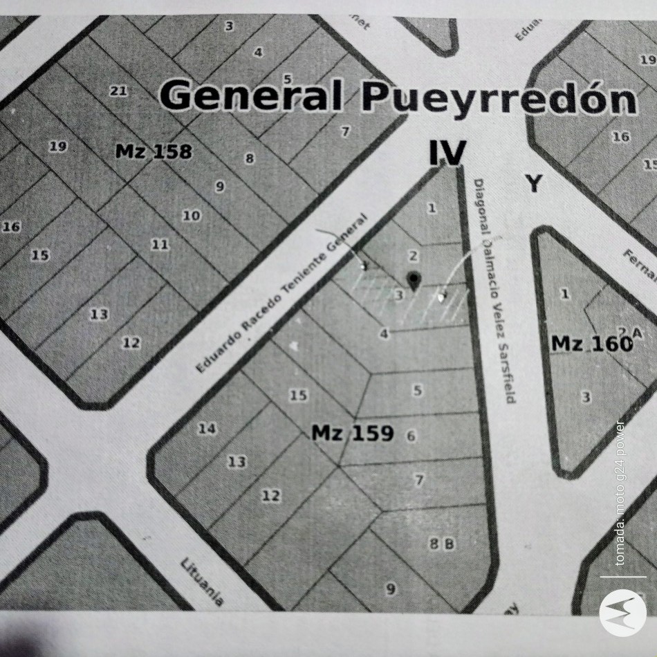 VENTA TERRENO EN EL FARO A CUADRA DEL MAR SOBRE DIAGONAL V.SARSFIELD